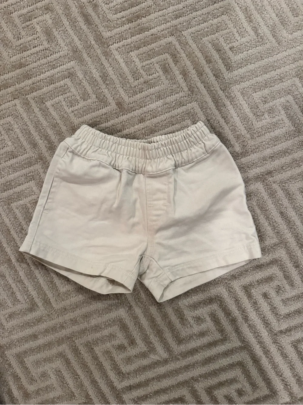 TBBC light Khaki boy shorts 12-18 months